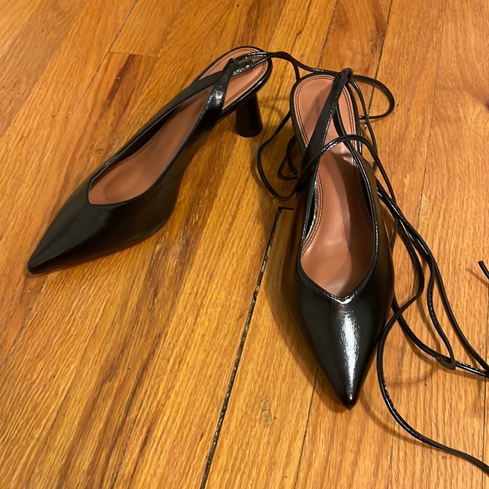 Ankle wrap heels